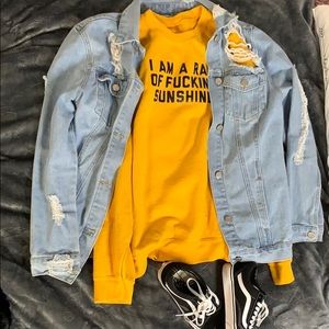 “I’m a ray of fucking sunshine”